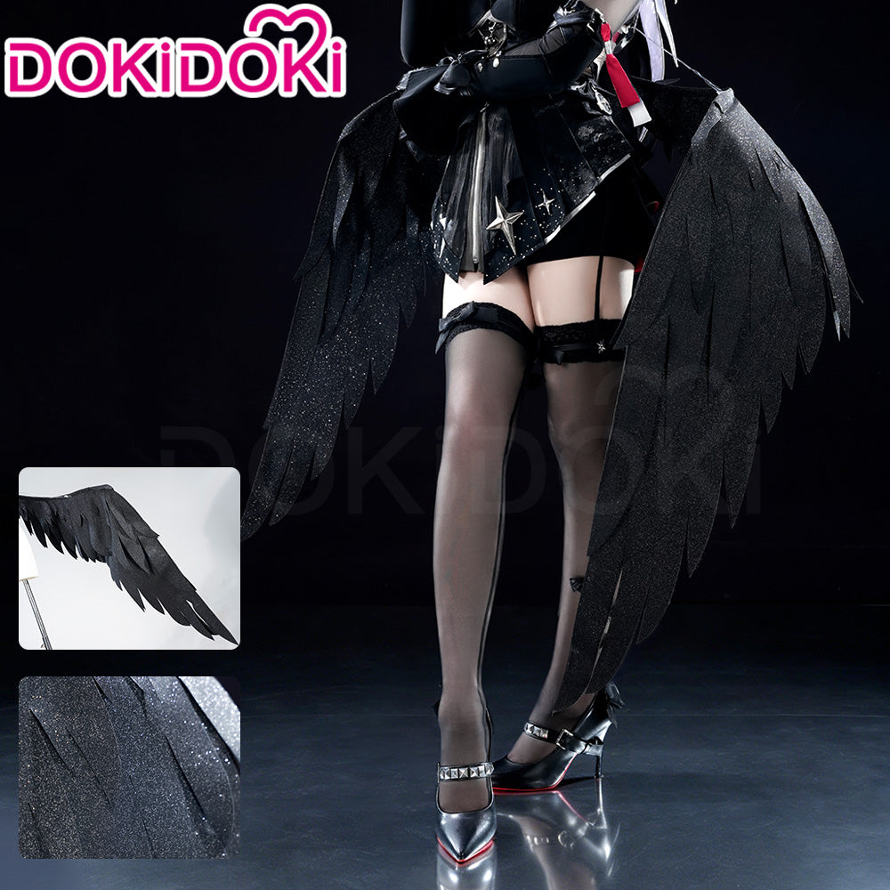 【Partial In Stock】DokiDoki Game Zenless Zone Zero Cosplay Remielle Dan Wings Porp White / Black ZZZ Ramiel