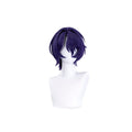 【Ready For Ship】DokiDoki Game Honkai: Star Rail Cosplay Dr. Ratio Wig / Headwear / Ring Short Straight Purple Hair