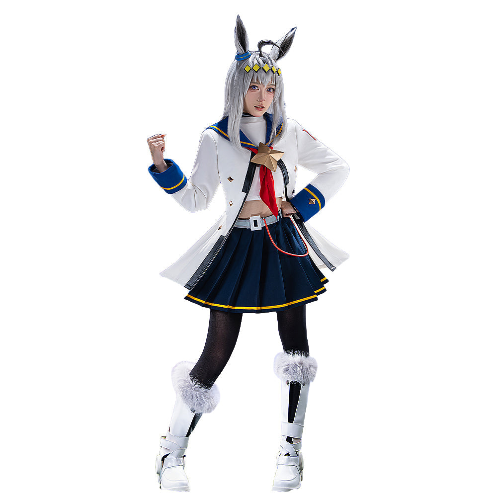 【US LOCAL SHIPPING 】【Size XS-2XL】DokiDoki-R Anime Game Cosplay Costume Victory Outfit