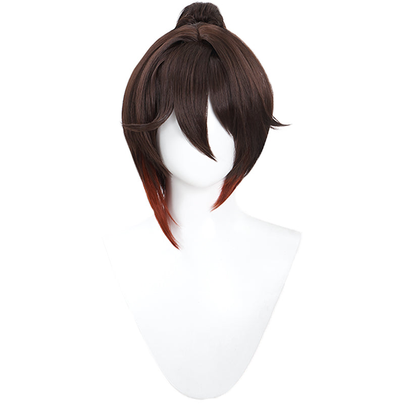 【Partially Ready For Ship】DokiDoki Game Honkai: Star Rail Cosplay Wig Tingyun / Ting Yun Fugue / Wig / Ear Brown