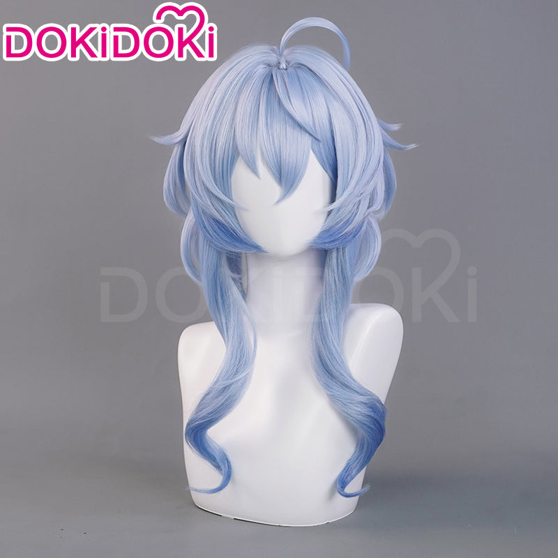 【Ready For Ship】DokiDoki Game Genshin Impact Cosplay Ganyu Lantern Rite Wig Gan Yu Long Straight Hair Twilight Blossom