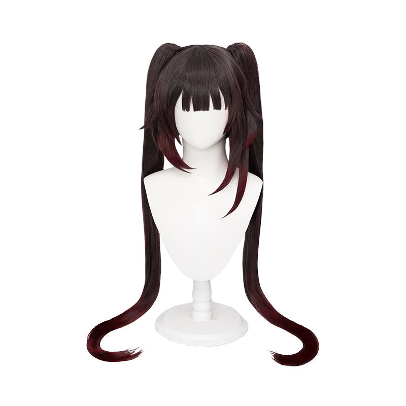 【US/EU LOCAL SHIPPING 】DokiDoki Game Honkai: Star Rail Cosplay Hanabi Wig Long Brown Twin Tail Cute Miss Sparkle
