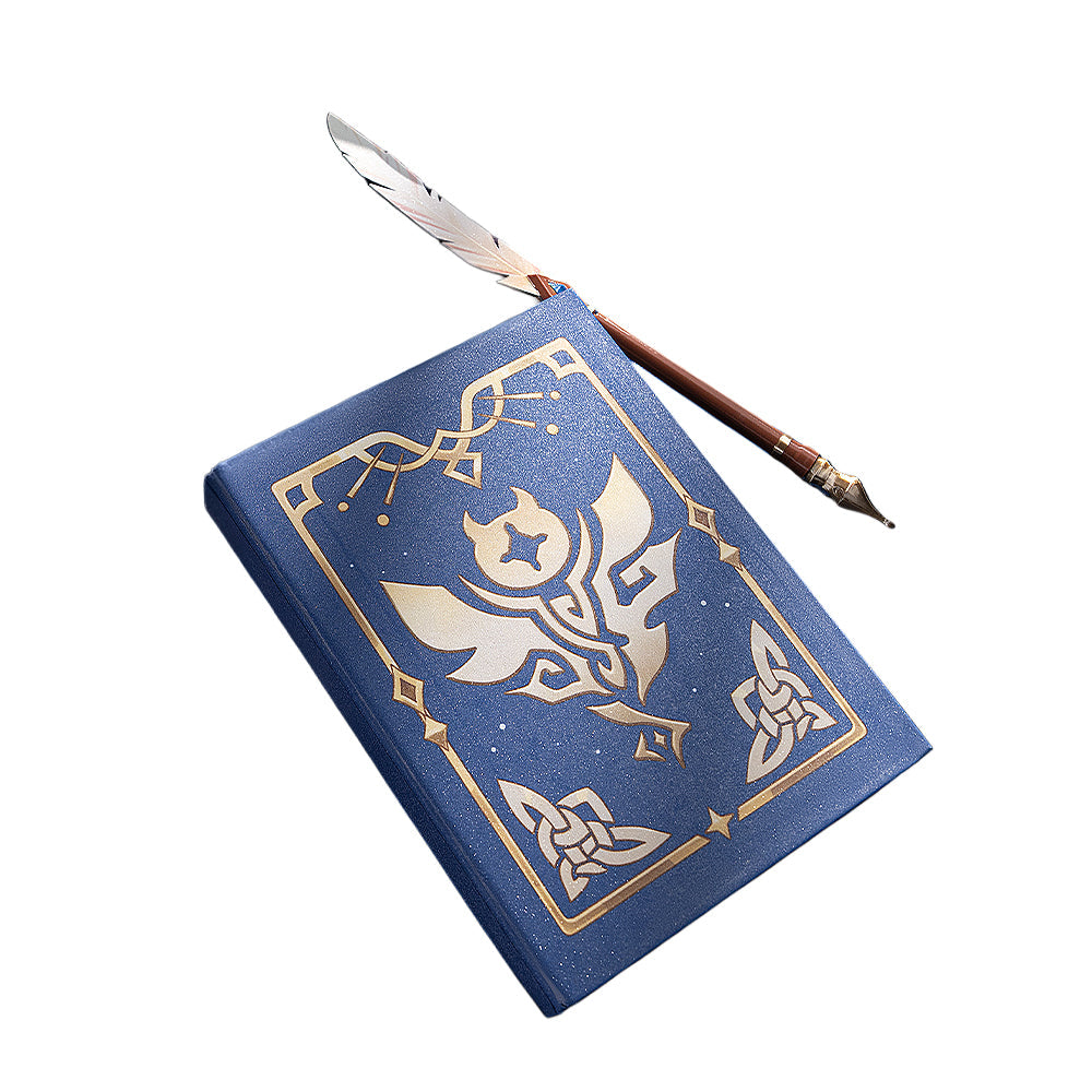 DokiDoki Game Genshin Impact Cosplay Nicole Reeyn Prop Diary " N " Song of the Welkin Moon