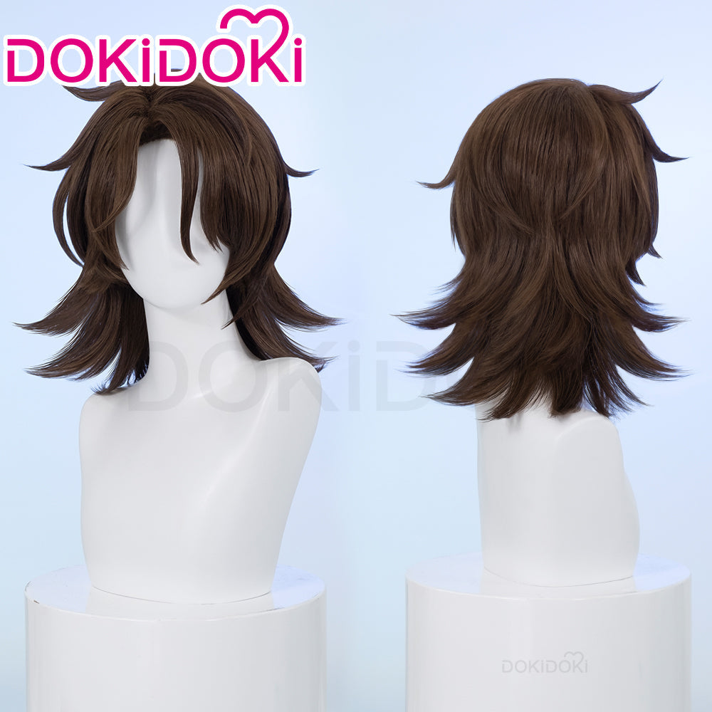 DokiDoki Game Honkai: Star Rail Cosplay Gallagher  Wig Short Straight Blond Hair