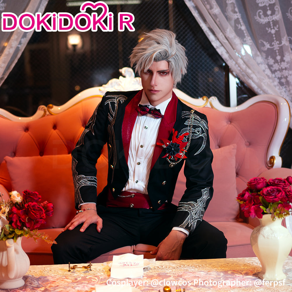 【Size XS-2XL】DokiDoki-R Game Love And Deepspace Cosplay Sylus Costume Heart Dominion Wedding Suit