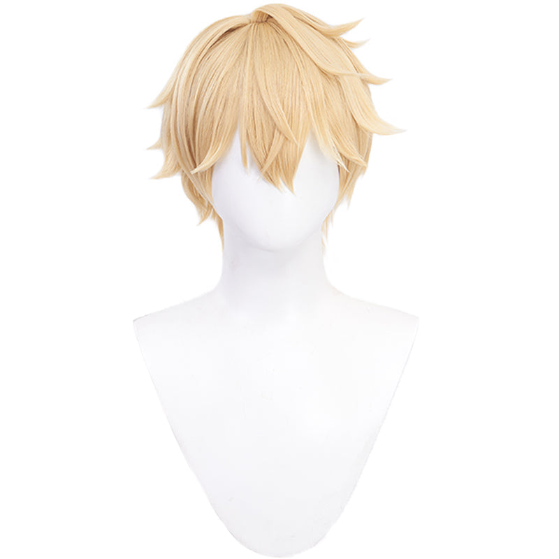 DokiDoki Game Honkai: Star Rail Cosplay Gepard Landau Wig Gold Short