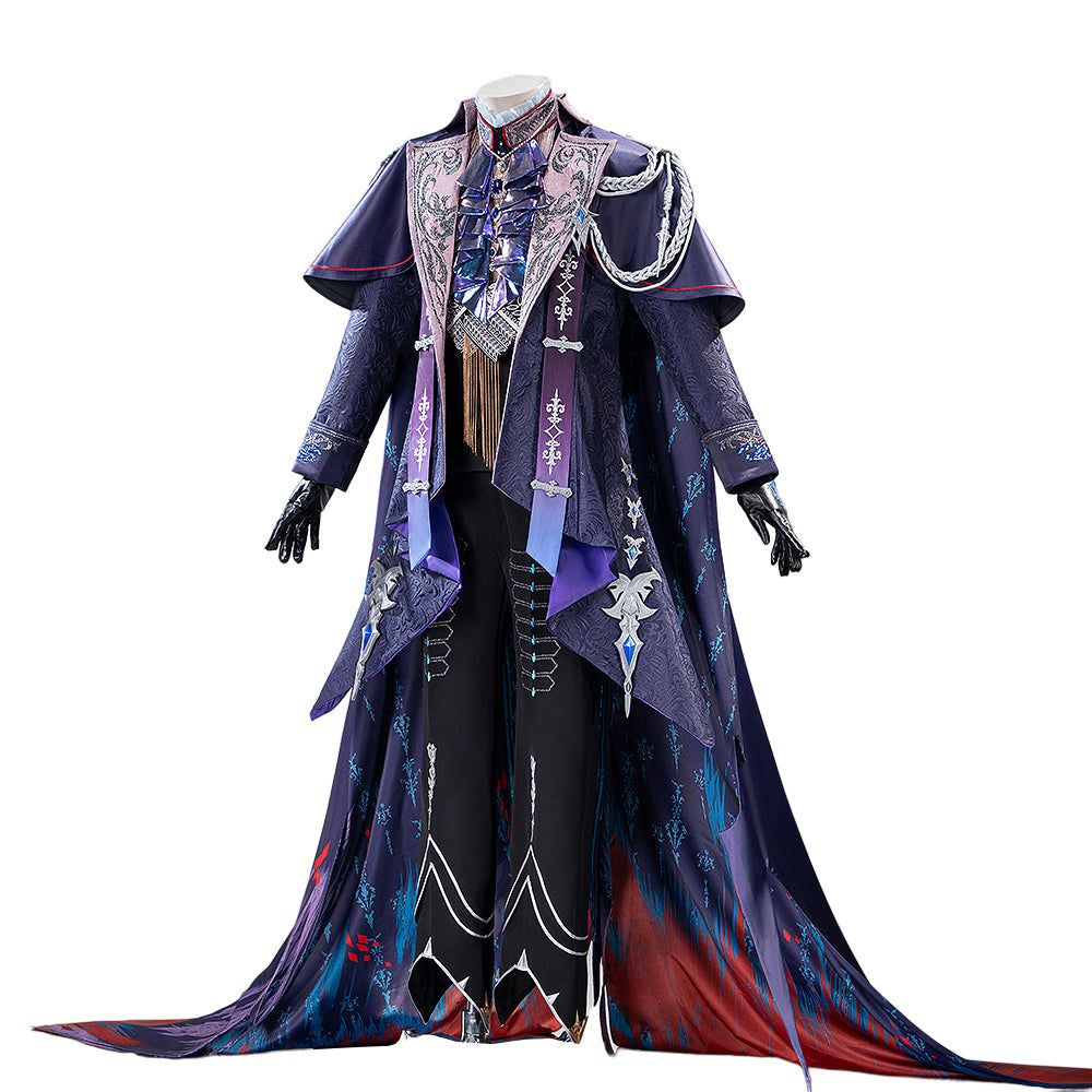 【Size XS-2XL】DokiDoki-R Game Love And Deepspace Cosplay Sylus Crimson Departure Costume Dark Version Crimson Rapture Crimson Feast Silverwing Fiend