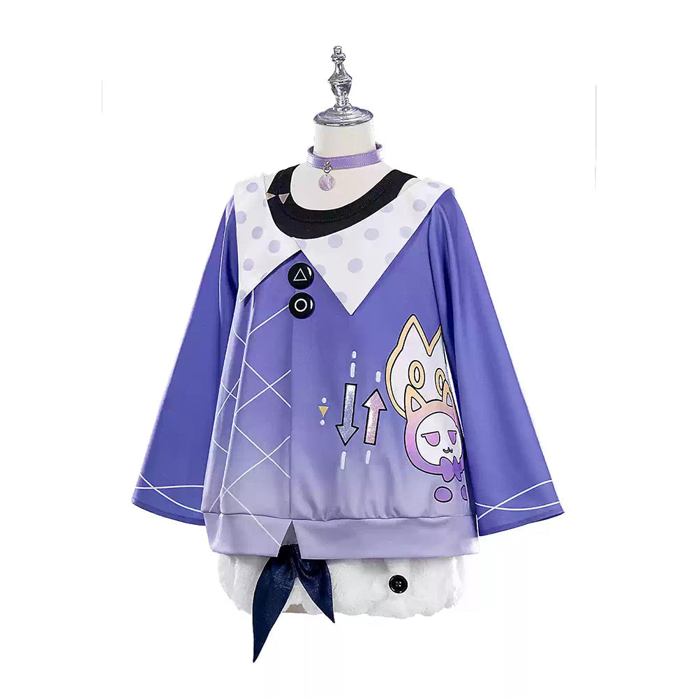 DokiDoki-R Game Honkai: Star Rail Cosplay Silver Wolf Costume Girls Dormitory Series