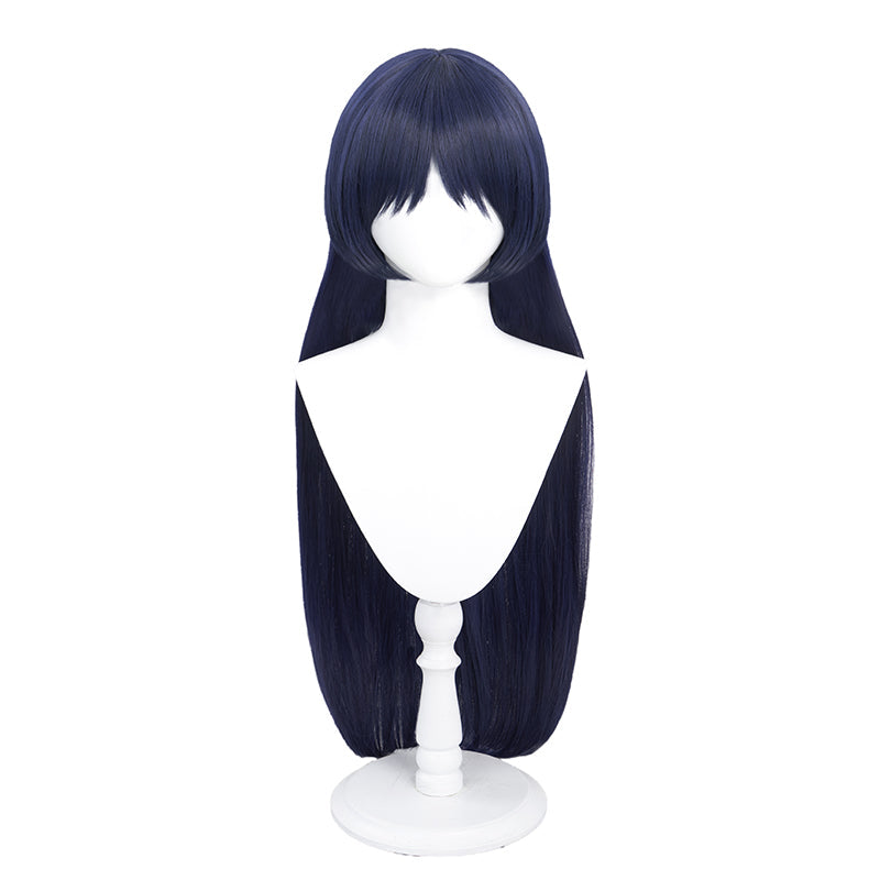DokiDoki Game Genshin Impact  Scaramouche Cosplay Wig Long Blue