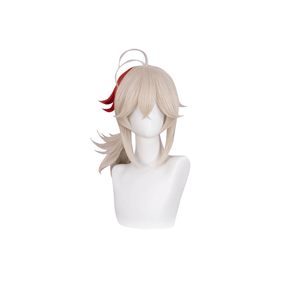 【Fluffy Ver Ready For Ship】DokiDoki Game Genshin Impact Cosplay Kazuha Wig Long Curly Red Wig Men