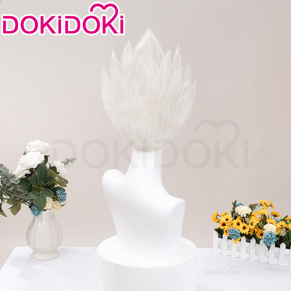 【Ready For Ship】DokiDoki Game Zenless Zone Zero Cosplay Billy the Kid Wig Short Straight White Hair
