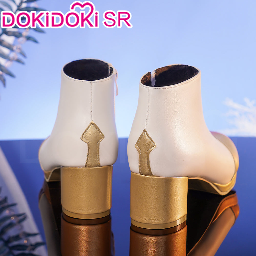【Ready For Ship】【7 Diffrent Lights】【Short Ver. Shoes Last Batch】DokiDoki-SSR Game Genshin Impact Traveler Lumine Cosplay Costume Ying /Shoes