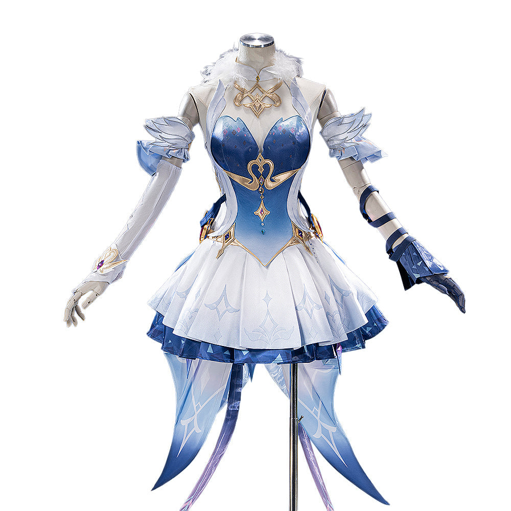 【Ready For Ship】【Size S-4XL】DokiDoki-N Game Genshin Impact Cosplay Odette Costume Snezhnaya