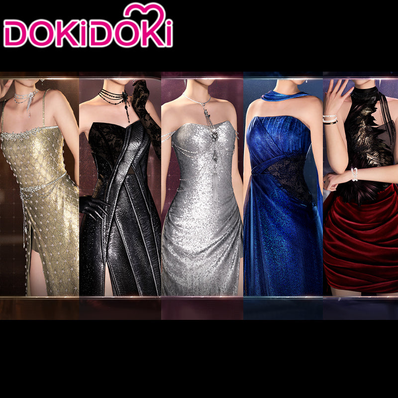 【POLL】$5 Deposit =10% OFF Coupon Love And Deepspace Cosplay Protagonist MC Brandied Cherry / Satin Blue Reverie / Shimmering Whispers / Deepest Night / A Heart's Promise Costume DokiDoki