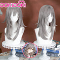 DokiDoki Game Honkai: Star Rail Cosplay Heroine Stelle Cosplay Wig  Long Grey Trailblazer