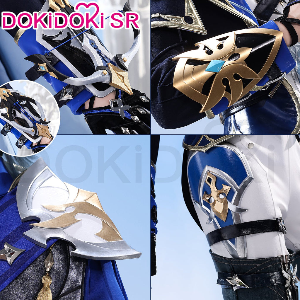 【Size S-2XL】DokiDoki-SR Game Genshin Impact Cosplay Lohen Costume