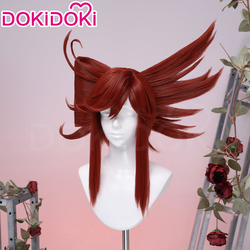 【Ready For Ship】DokiDoki Anime GACHIAKUTA Cosplay Riyo Reaper Wig Long Red Hair Fishtail Braid