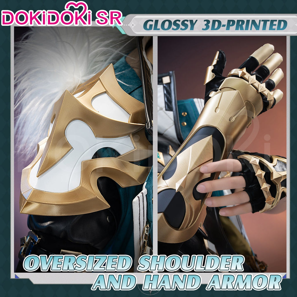 【Size S-3XL】DokiDoki-SR Game Genshin Impact Cosplay Varka Costume Song of the Welkin Moon Nod Krai