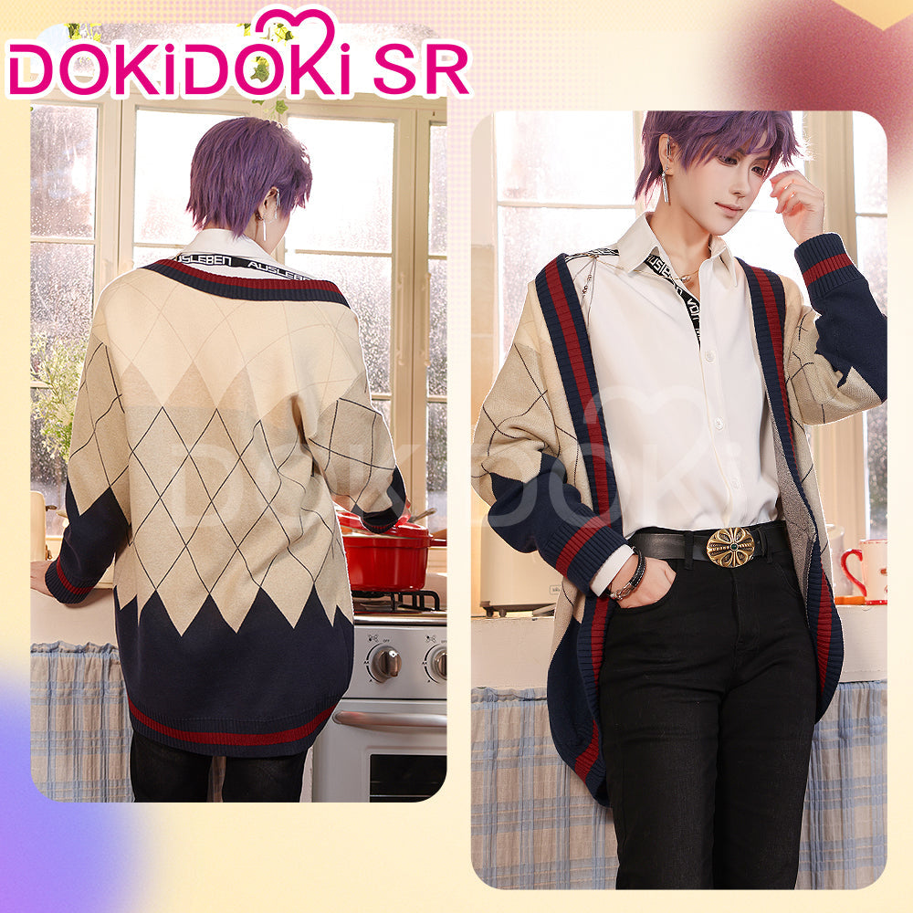 【US/EU LOCAL SHIPPING 】DokiDoki-SR Game Love and Deepspace Cosplay Rafayel Costume Sweater Asymmetrical Romance Casual Wear