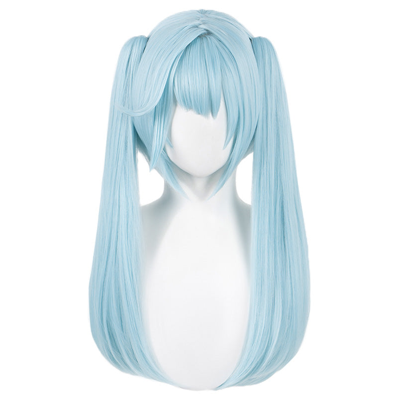 【Ready For Ship】DokiDoki Game Genshin Impact Cosplay Faruzan Wig Long Blue-green