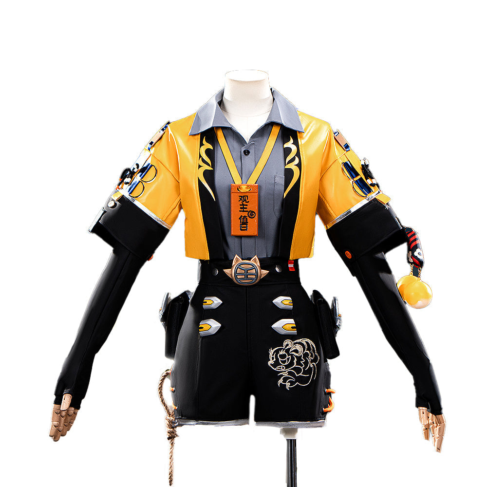 【In Stock】【Size S-2XL】DokiDoki-R Game Zenless Zone Zero Cosplay JuFufu Costume / Tail Ju Fu Fu ZZZ