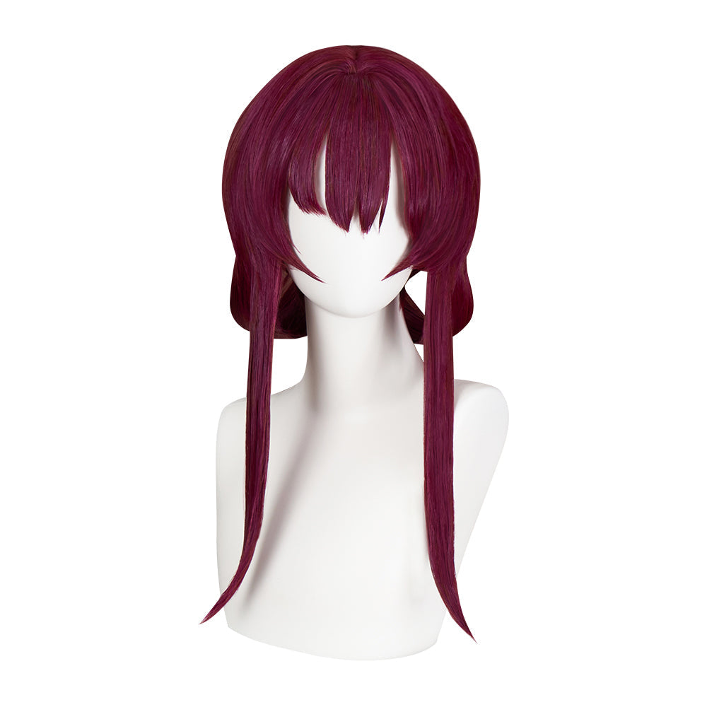 【Ready For Ship】DokiDoki Game Honkai: Star Rail Cosplay Kafka Wig Long Straight Purple Hair / Glasses / Earrings / Ring