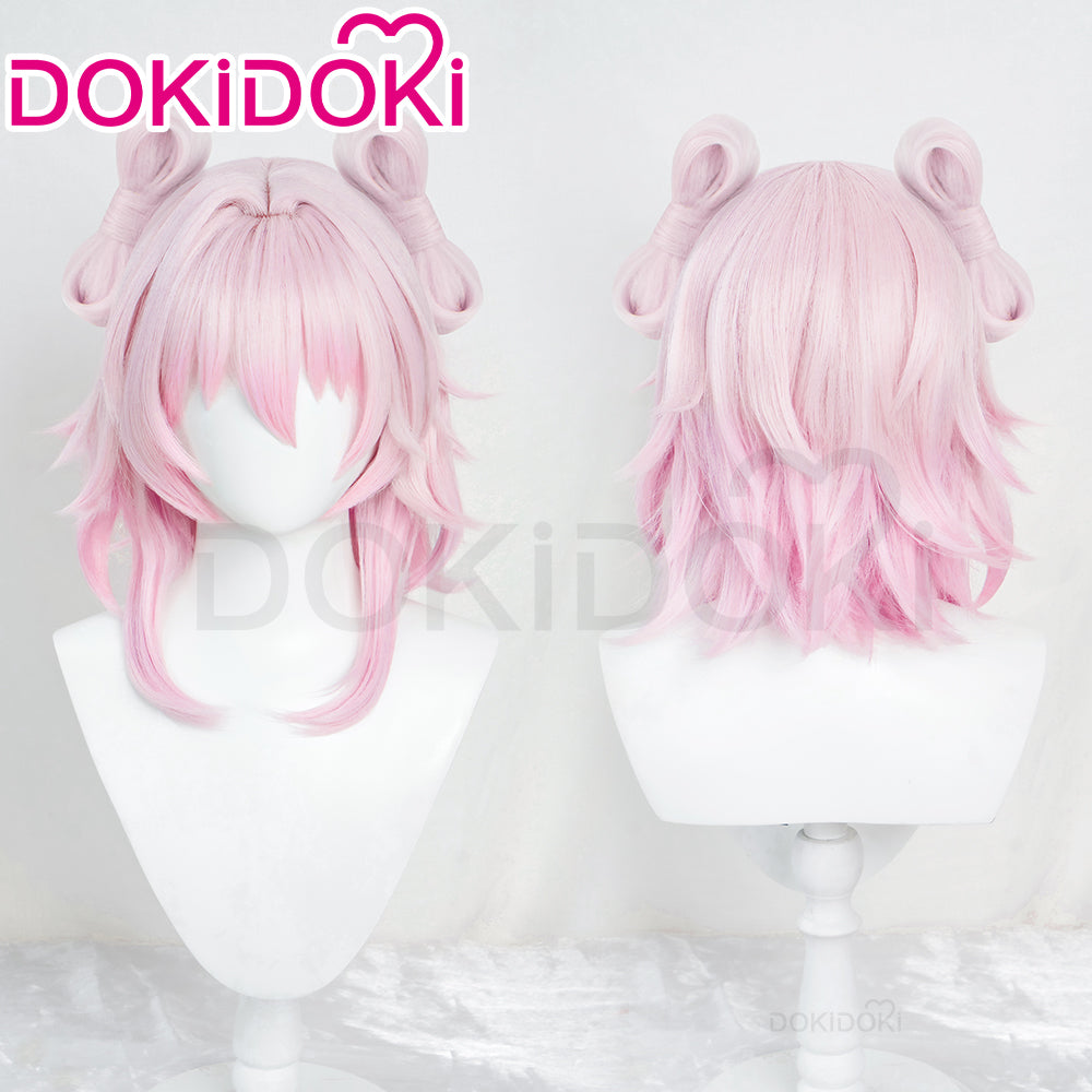 【Partially Ready For Ship】DokiDoki Game Honkai: Star Rail Cosplay March 7th  Wig / Earclip Short Pink Nascent Spring