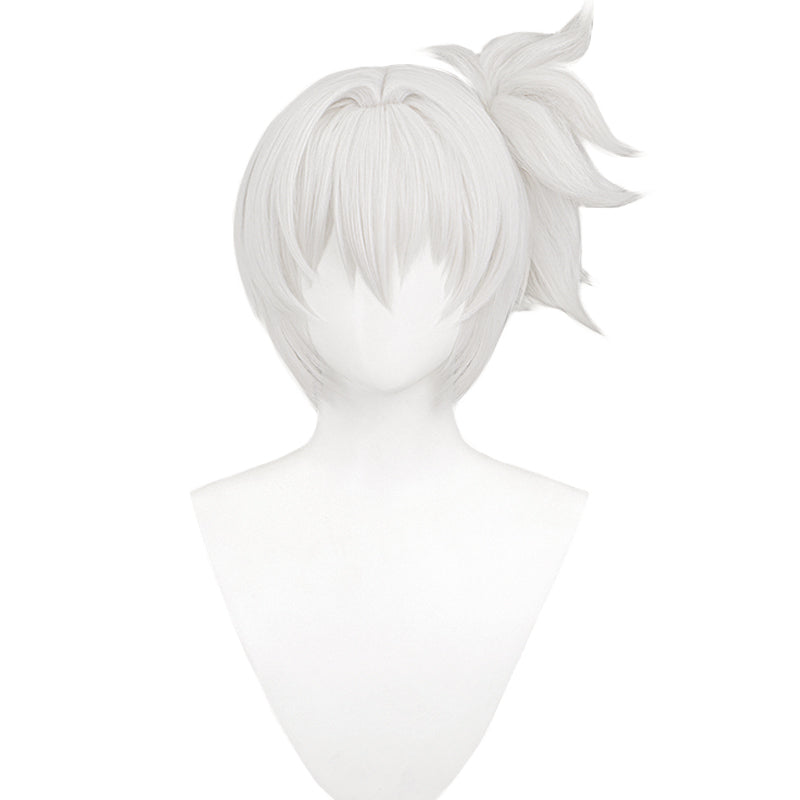 【White Ver Ready For Ship】DokiDoki Game Zenless Zone Zero Cosplay Soldier 11 Cosplay Wig Short Silver