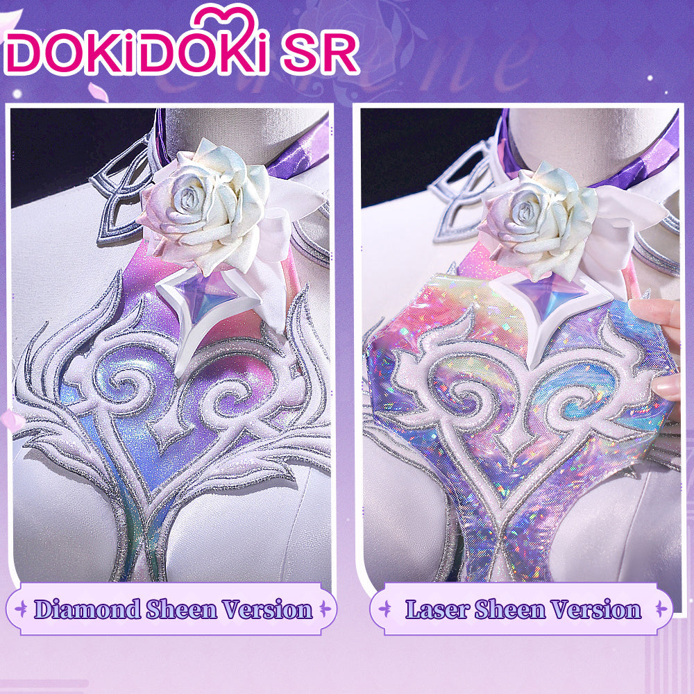 【US/EU  Local Shipping】【Size S-2XL】DokiDoki-SR Game Honkai: Star Rail Cosplay Cyrene Diamond Sheen / Laser Sheen Costume Adult Cyrene