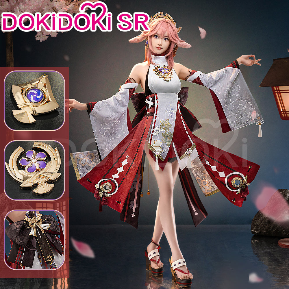 DokiDoki-SR Game Genshin Impact Yae Miko Cosplay Costume