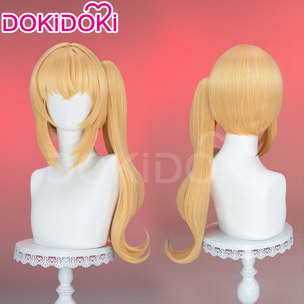 【Ready For Ship】DokiDoki Game Zenless Zone Zero Cosplay Lucy Wig Long Curly Orange Hair