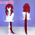【Ready For Ship】DokiDoki Game Honkai: Star Rail Cosplay Caterina Wig Long Straight Red Hair