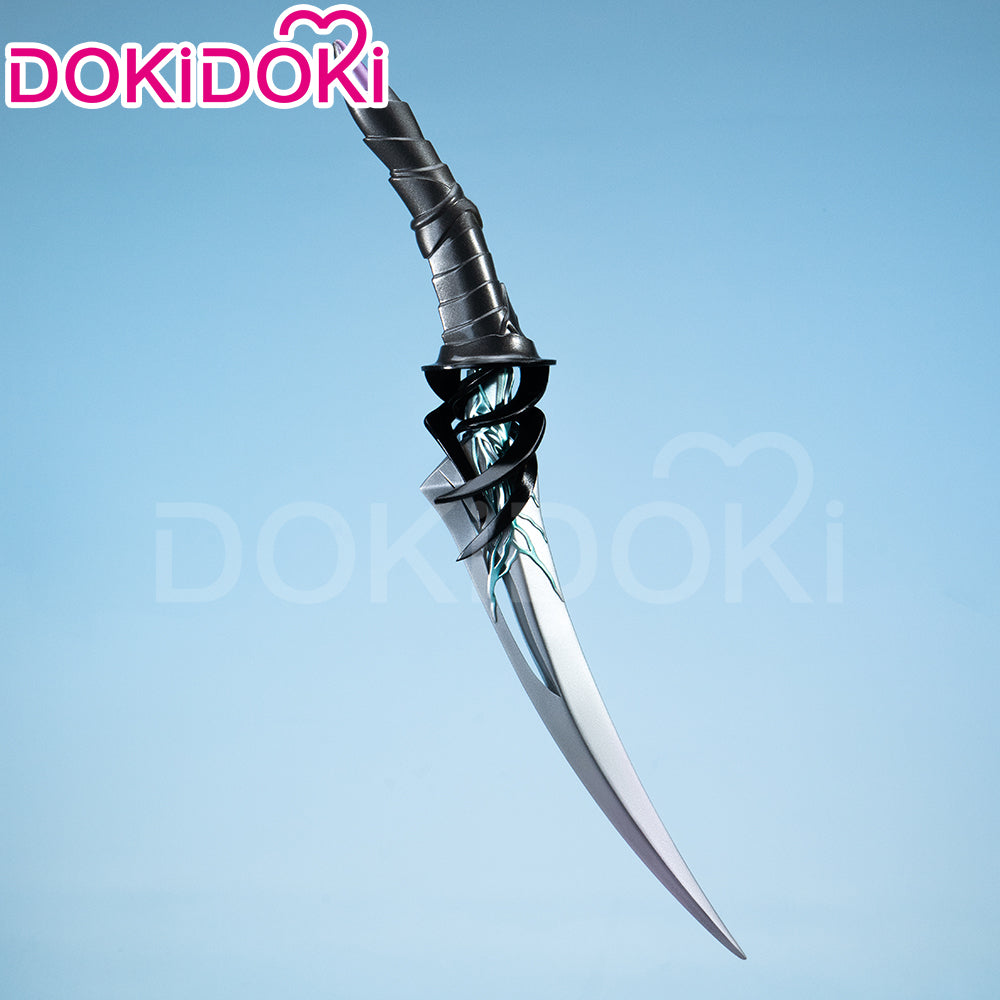 【Partially Ready For Ship】DokiDoki Game Love and Deepspace Cosplay  Abysswalker Rafayel Mask / Knife Prop / Fishtail Dart Props