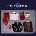 【Partially In Stock】【Size S-2XL】DokiDoki-R Game Love And Deepspace Cosplay Protagonist MC Silverwing Fiend Costume Crimson Feast Sylus
