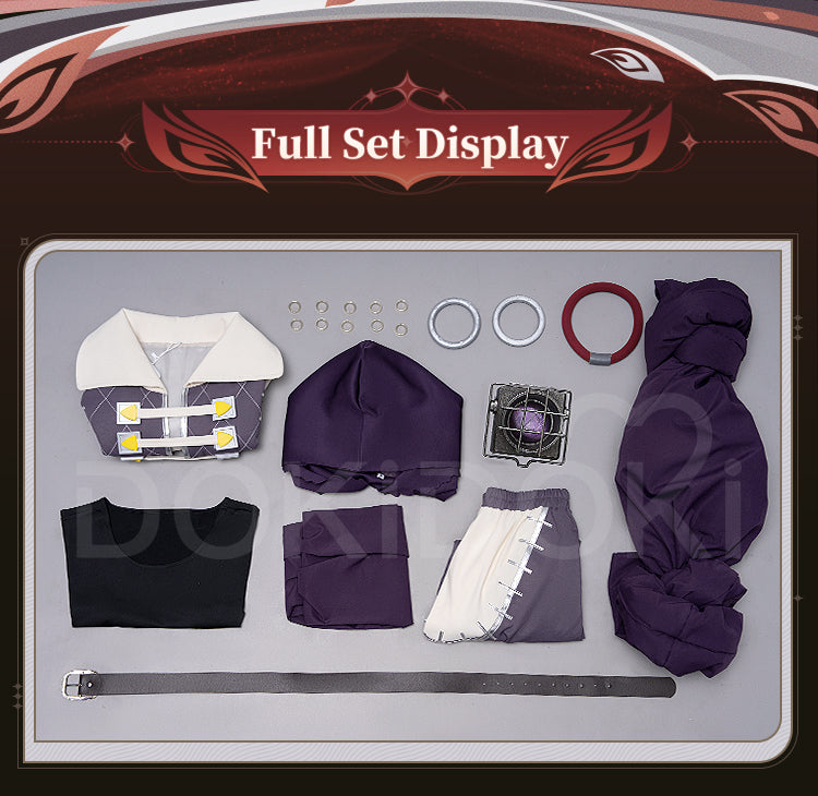【Glowing】【Partially Ready For Ship】【Size S-2XL】DokiDoki-R Anime GACHIAKUTA Cosplay Jabber Wonger Costume Halloween