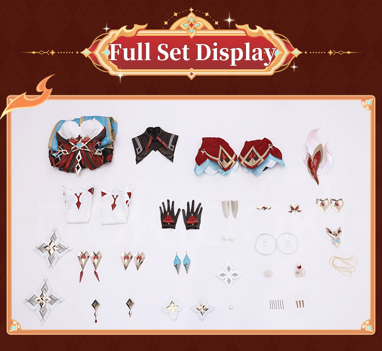 【Size S-3XL】DokiDoki-SR Game Genshin Impact Cosplay Alice Costume Song of the Welkin Moon “ A ” Nod Krai