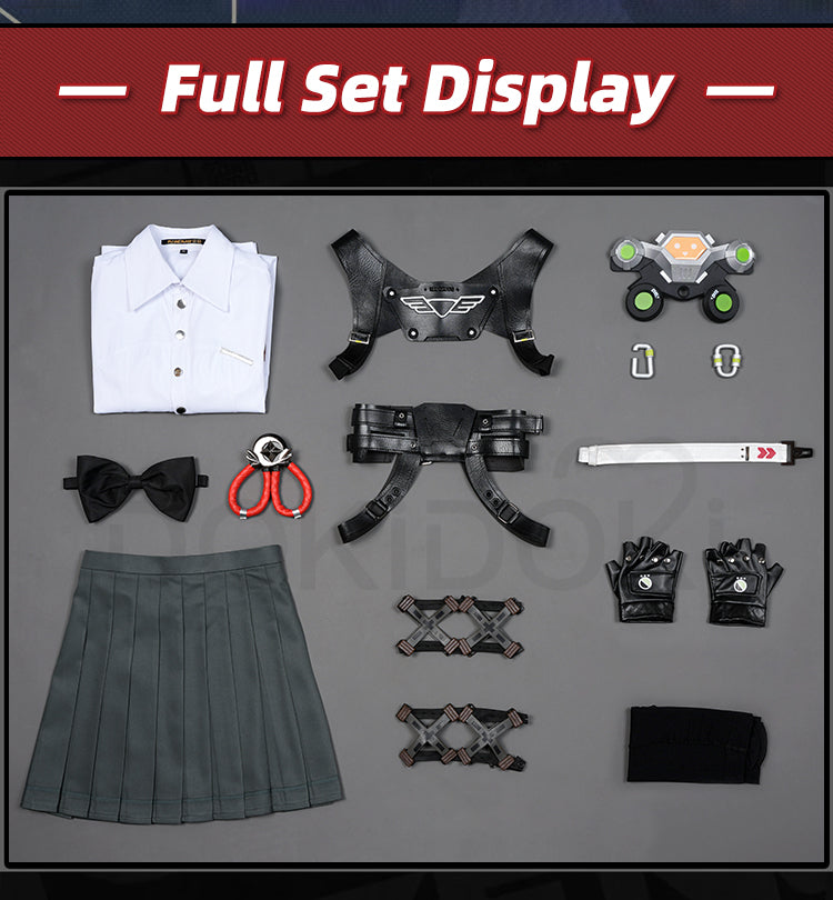 【Partially Ready For Ship】DokiDoki-R Game Zenless Zone Zero Cosplay Alice Thymefield Costume ZZZ