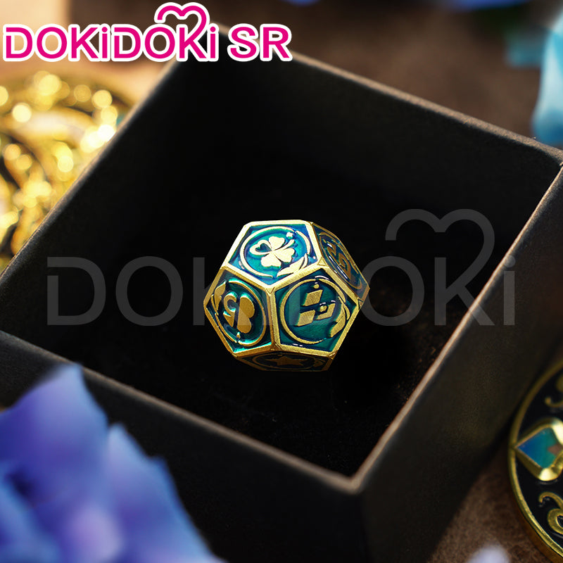 【Ready For Ship】DokiDoki Game Honkai: Star Rail Cosplay Aventurine Bargaining Chip Props Accessory Coin / Dice