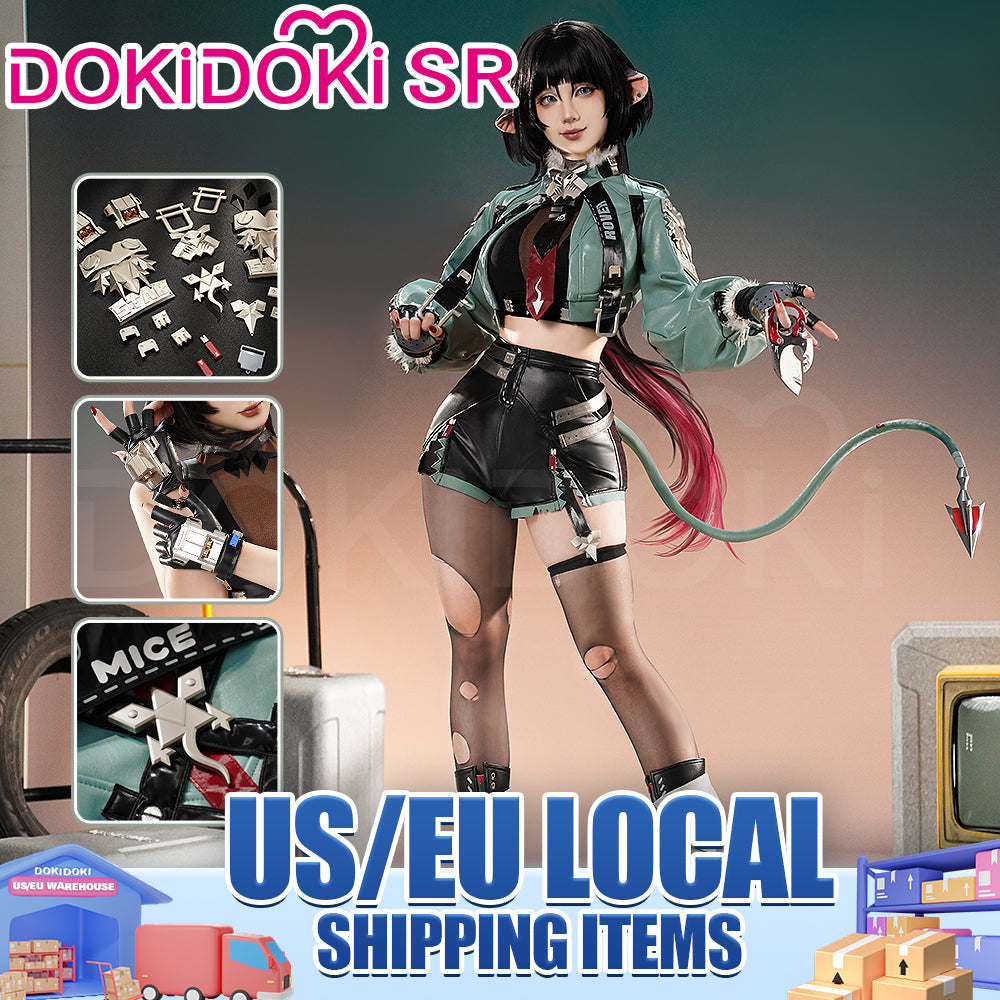 【US/EU LOCAL SHIPPING】【Size S-2XL】Dokidoki-SR Game Zenless Zone Zero Cosplay Jane Doe Costume ZZZ