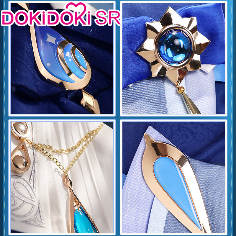 【Ready For Ship】【Size S-2XL】DokiDoki-SR Game Genshin Impact Cosplay Fontaine Furina Costume Dark Furina Focalors Halloween