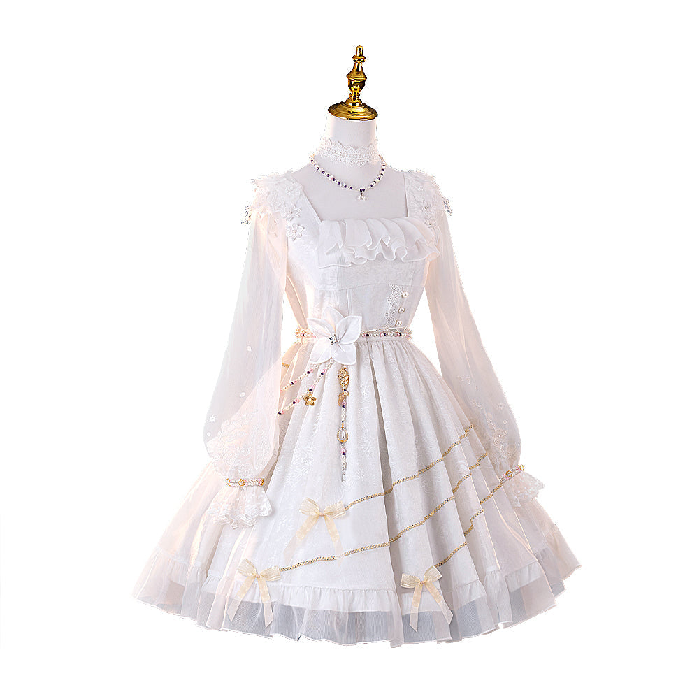 【In Stock】DokiDoki-R Game Love and Deepspace Cosplay Protagonist MC Mist Rose Costume / Xavier