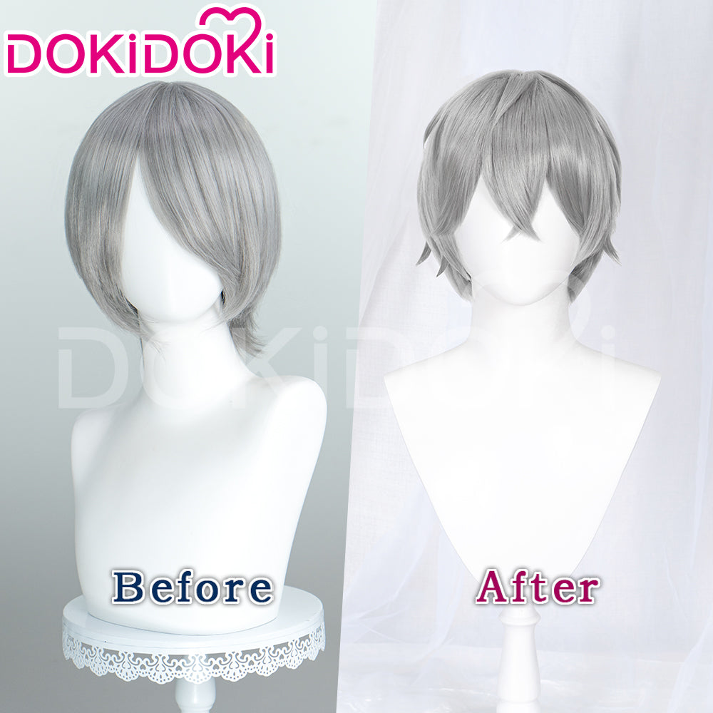 【Ready For Ship】DokiDoki Game Zenless Zone Zero Cosplay Wise Cosplay Wig Short Grey