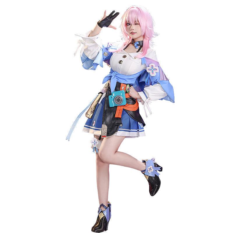 【US LOCAL SHIPPING 】DokiDoki-SR Game Honkai: Star Rail Cosplay March 7th Cosplay Costume