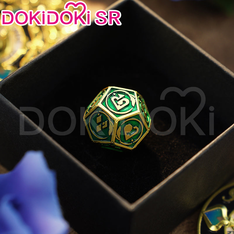 【Ready For Ship】DokiDoki Game Honkai: Star Rail Cosplay Aventurine Bargaining Chip Props Accessory Coin / Dice