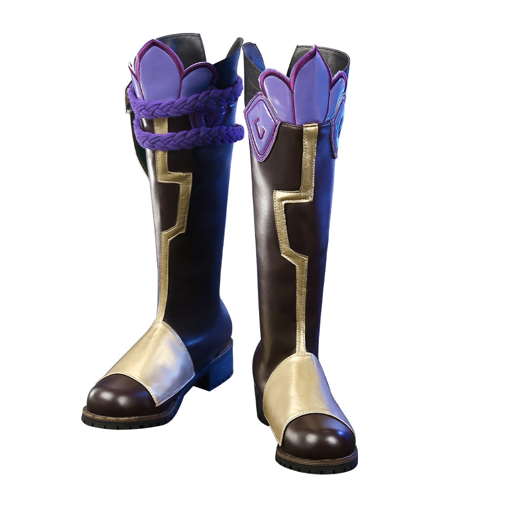 【Costume Ready For Ship】【Size S-2XL】DokiDoki-SR Game Genshin Impact  Cosplay Xiao Halloween Costume Men / Shoes