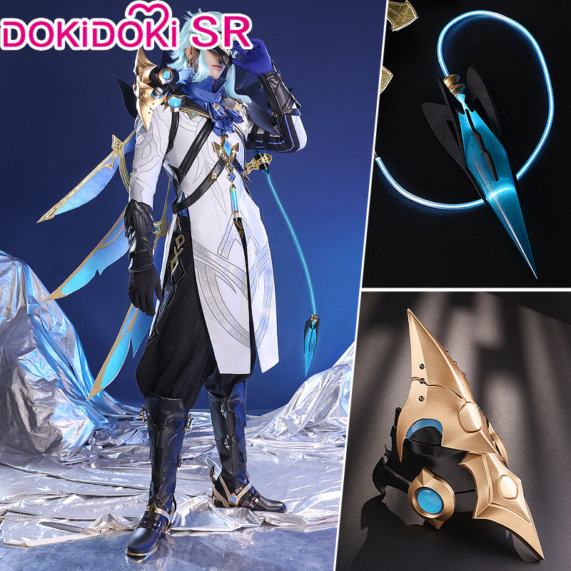 【Size S-3XL】DokiDoki-SR Game Genshin Impact Il Dottore Cosplay Costume