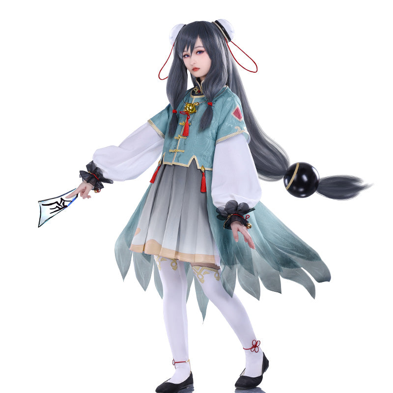 【In Stock】DokiDoki-SR Game Genshin Impact Cosplay Shenhe Costume Shen He Child Ver