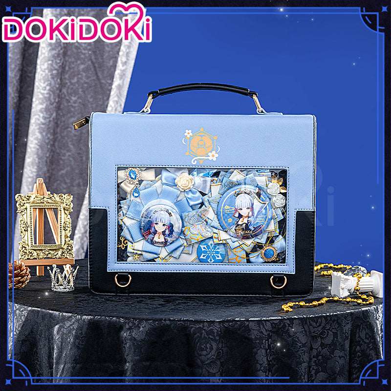 【In Stock】DokiDoki Game Genshin Impact Cosplay Kamisato Ayaka Itabag Bag Doujin Ita Bag