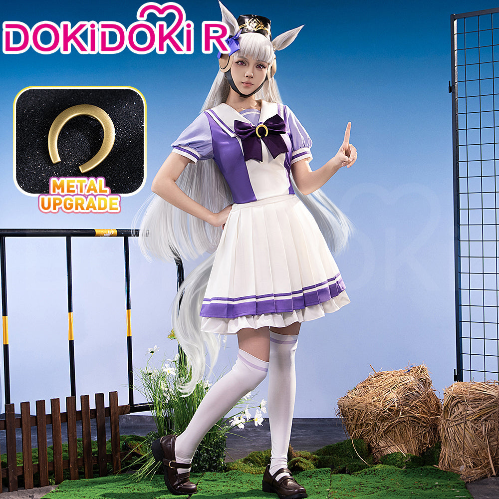 【US/EU LOCAL SHIPPING 】【Size XS-3XL】Dokidoki-R Anime Cosplay Purple Uniform