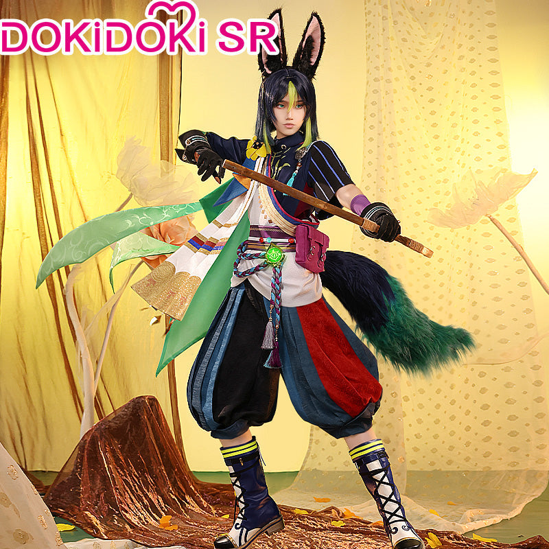 DokiDoki-SR Game Genshin Impact Cosplay Tighnari Costume Dendro Sumeru / Shoes